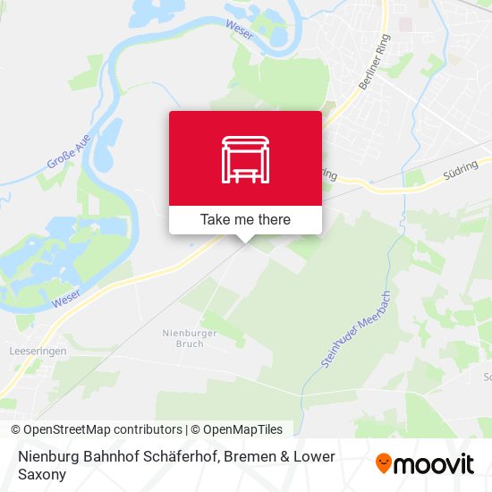 Nienburg Bahnhof Schäferhof map