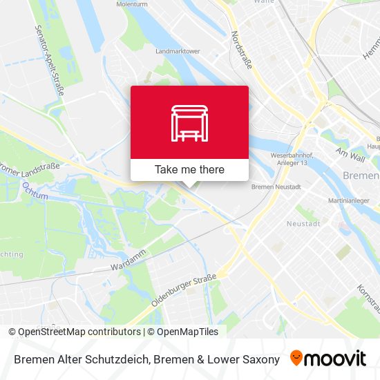 Bremen Alter Schutzdeich map