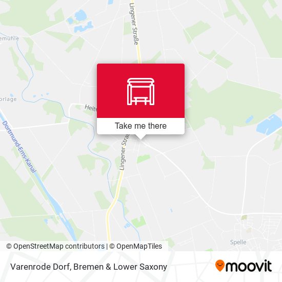 Varenrode Dorf map