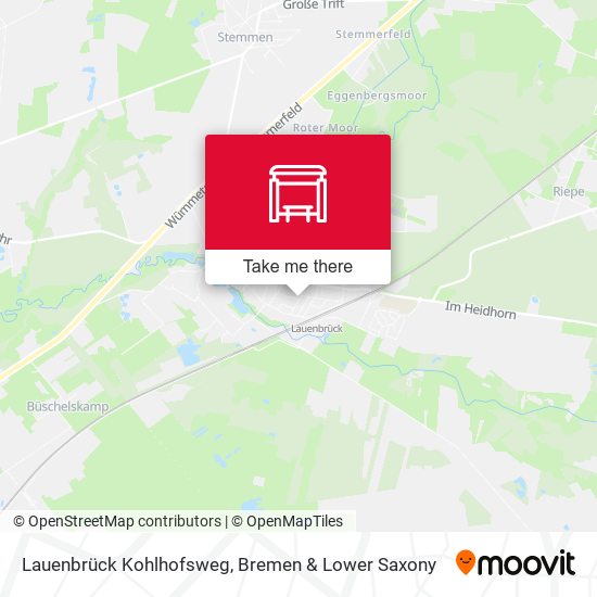 Lauenbrück Kohlhofsweg map
