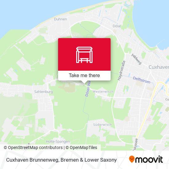Cuxhaven Brunnenweg map