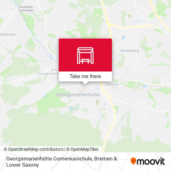 Georgsmarienhütte Comeniusschule map