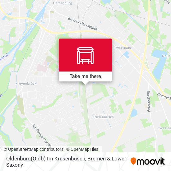Oldenburg(Oldb) Im Krusenbusch map