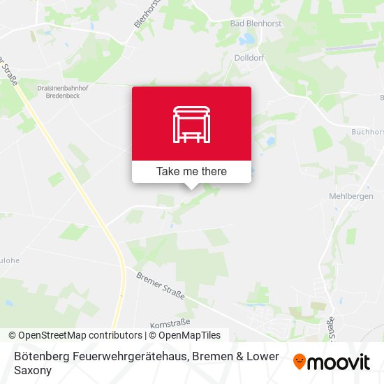 Bötenberg Feuerwehrgerätehaus map