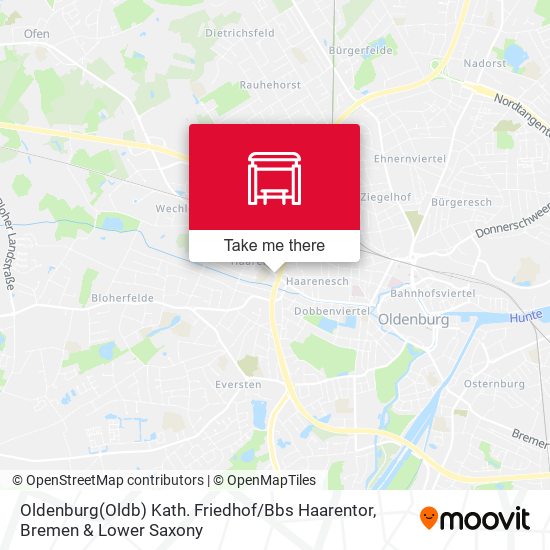Oldenburg(Oldb) Kath. Friedhof / Bbs Haarentor map