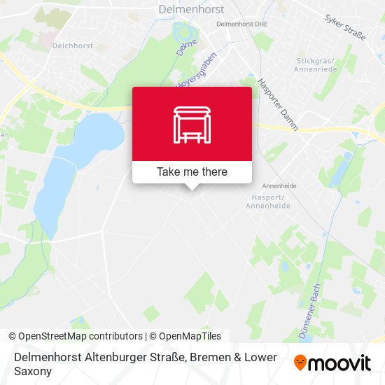 Delmenhorst Altenburger Straße map
