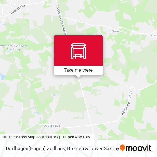 Dorfhagen(Hagen) Zollhaus map