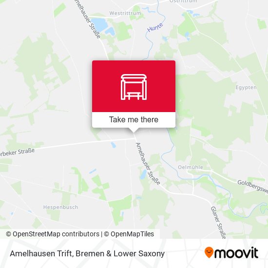 Amelhausen Trift map