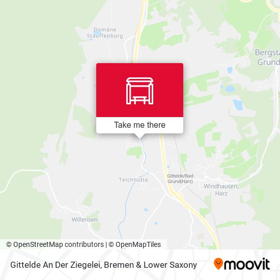 Gittelde An Der Ziegelei map