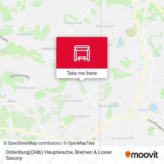 Oldenburg(Oldb) Hauptwache map