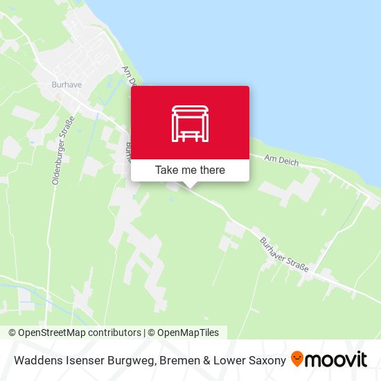 Waddens Isenser Burgweg map