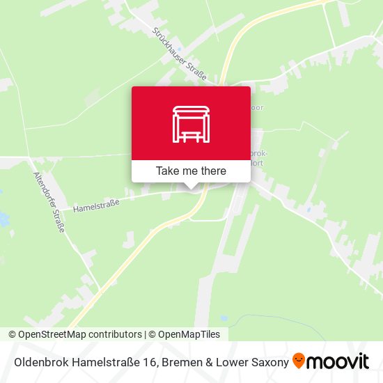 Oldenbrok Hamelstraße 16 map