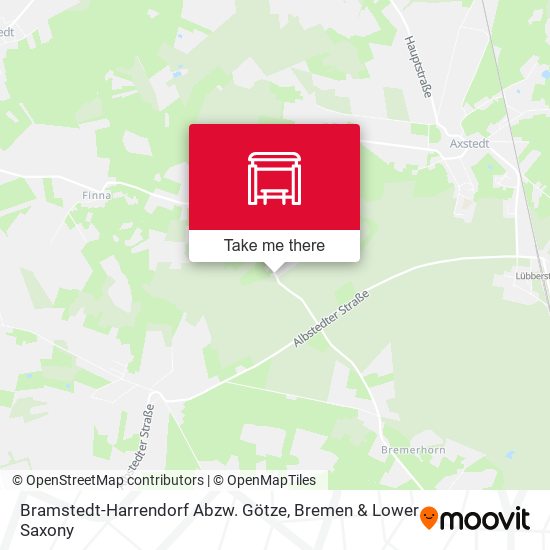 Bramstedt-Harrendorf Abzw. Götze map