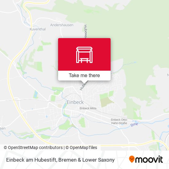 Einbeck am Hubestift map