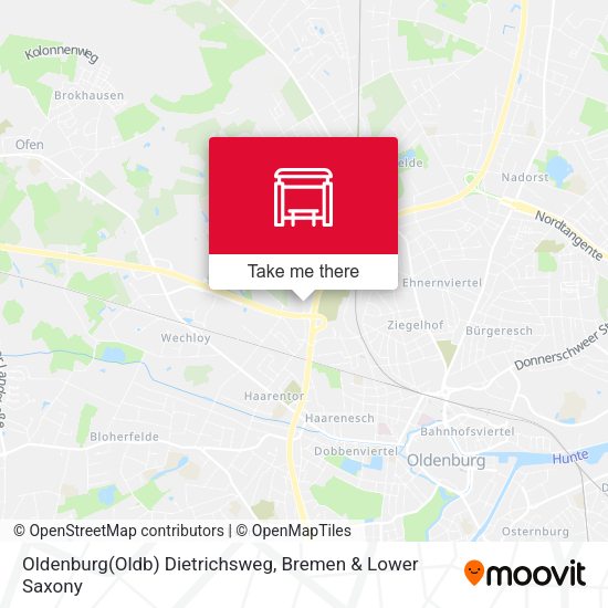 Oldenburg(Oldb) Dietrichsweg map