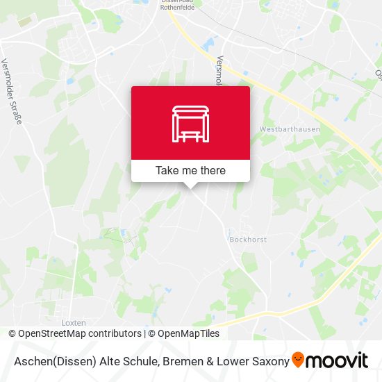 Aschen(Dissen) Alte Schule map