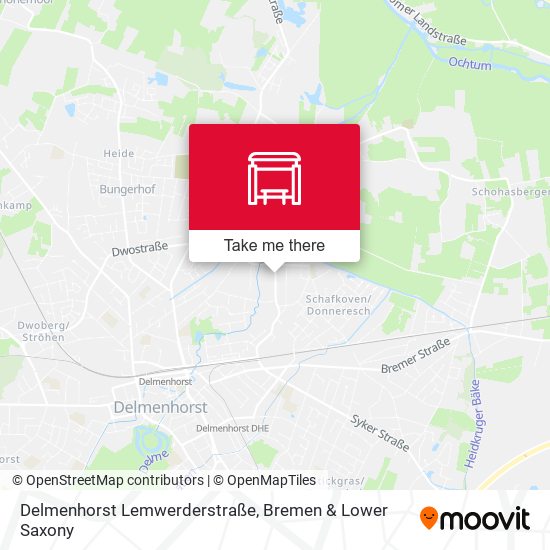 Delmenhorst Lemwerderstraße map