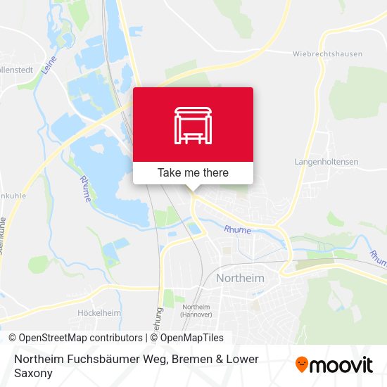 Northeim Fuchsbäumer Weg map