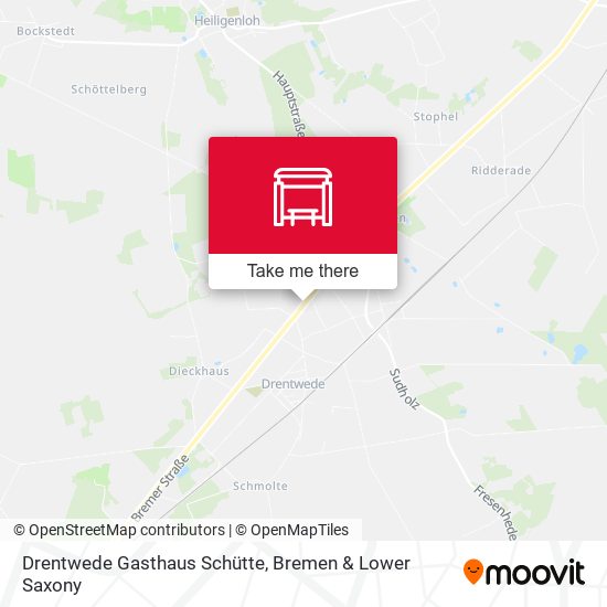 Drentwede Gasthaus Schütte map