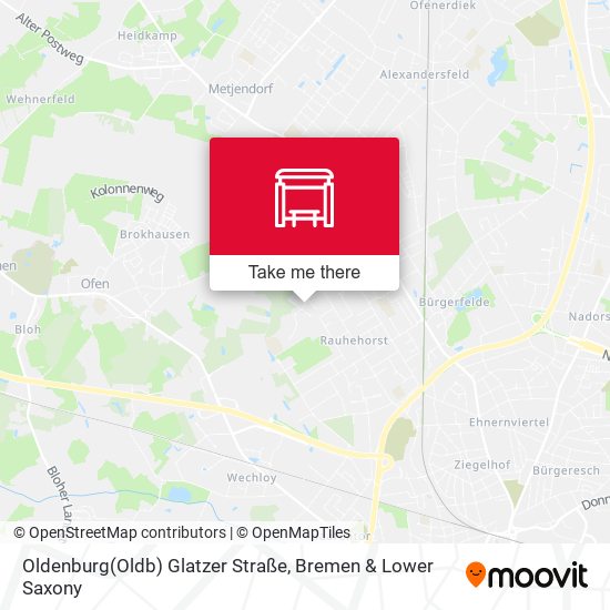 Oldenburg(Oldb) Glatzer Straße map
