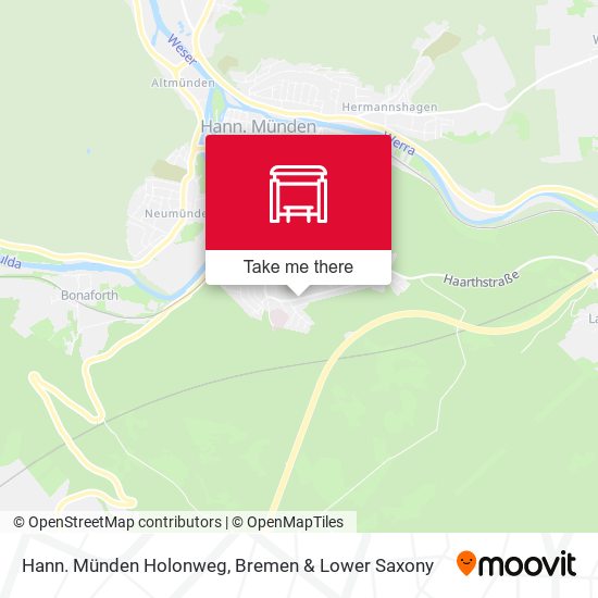 Hann. Münden Holonweg map