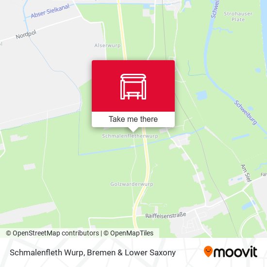 Schmalenfleth Wurp map