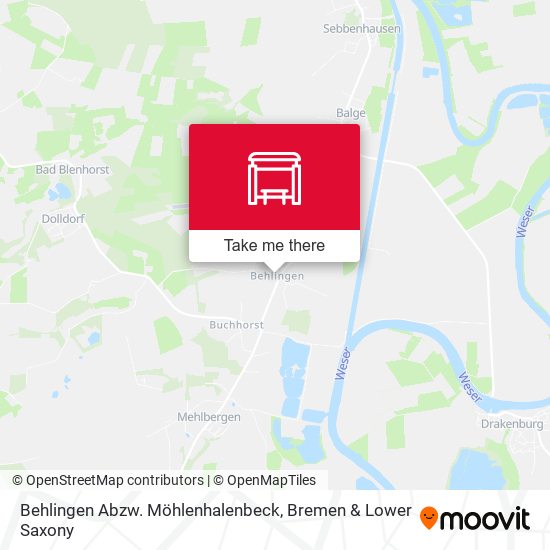 Behlingen Abzw. Möhlenhalenbeck map