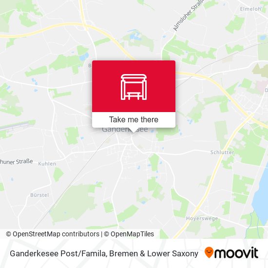 Ganderkesee Post/Famila map