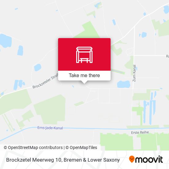 Brockzetel Meerweg 10 map
