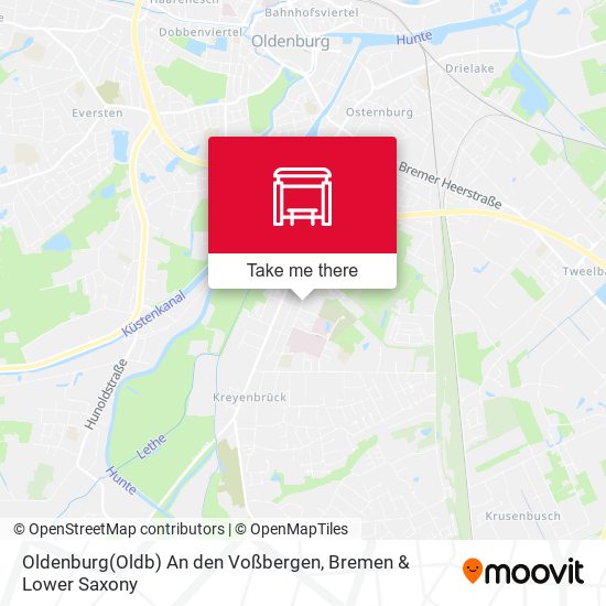 Oldenburg(Oldb) An den Voßbergen map