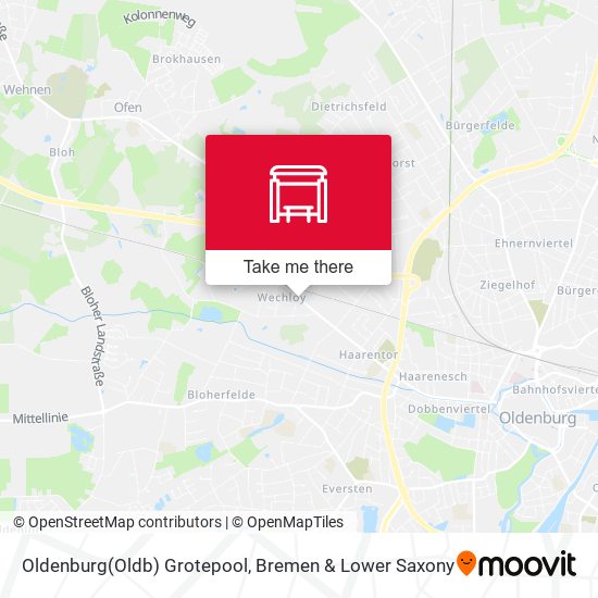 Oldenburg(Oldb) Grotepool map