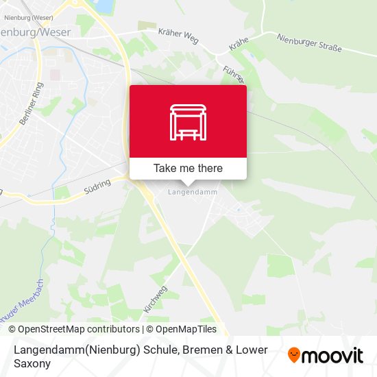 Langendamm(Nienburg) Schule map