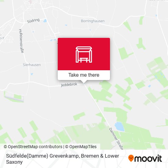 Südfelde(Damme) Grevenkamp map