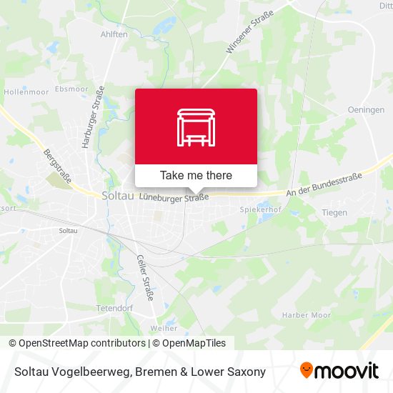 Soltau Vogelbeerweg map