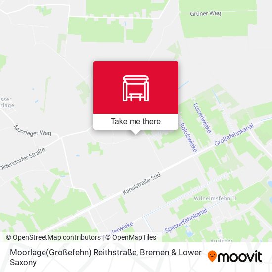 Moorlage(Großefehn) Reithstraße map
