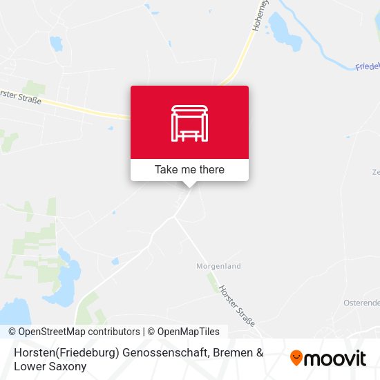 Horsten(Friedeburg) Genossenschaft map