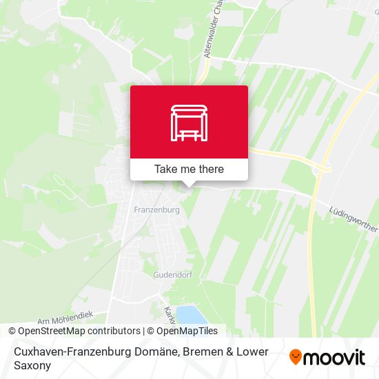 Cuxhaven-Franzenburg Domäne map