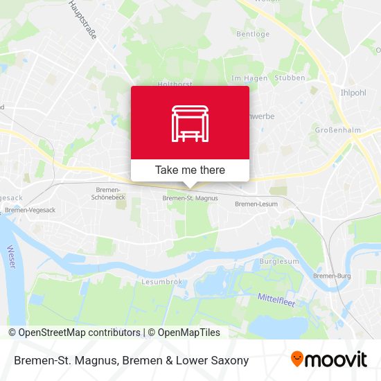 Bremen-St. Magnus map