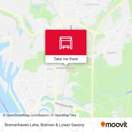 Карта Bremerhaven-Lehe