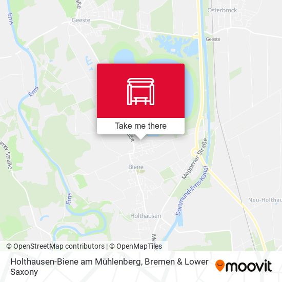 Holthausen-Biene am Mühlenberg map