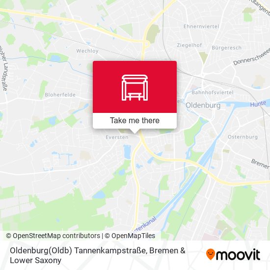 Oldenburg(Oldb) Tannenkampstraße map