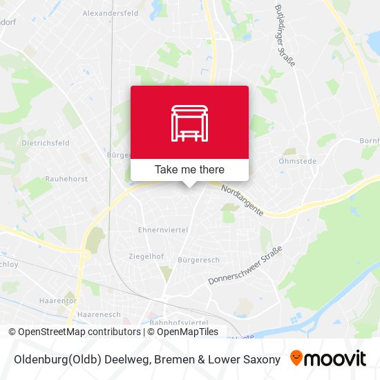 Oldenburg(Oldb) Deelweg map