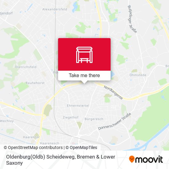 Oldenburg(Oldb) Scheideweg map