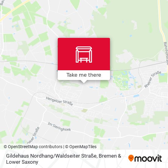 Gildehaus Nordhang / Waldseiter Straße map