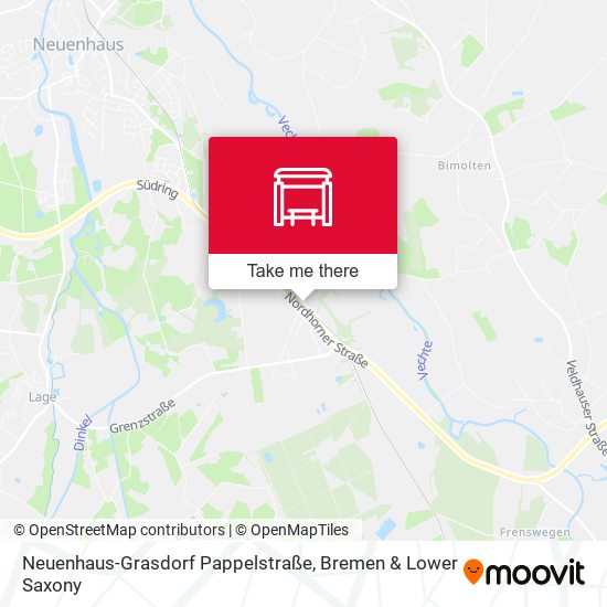 Neuenhaus-Grasdorf Pappelstraße map