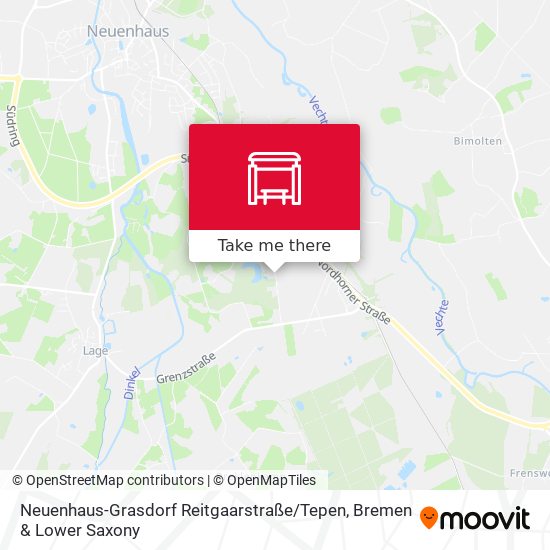 Neuenhaus-Grasdorf Reitgaarstraße / Tepen map