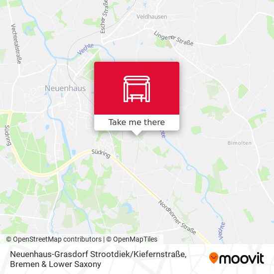 Neuenhaus-Grasdorf Strootdiek / Kiefernstraße map