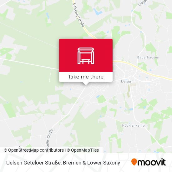 Uelsen Geteloer Straße map