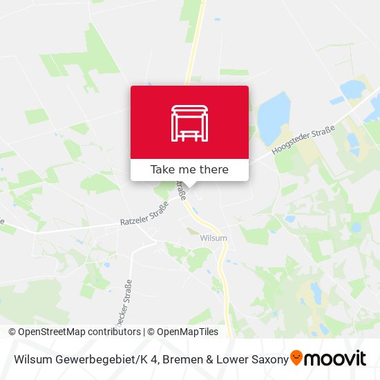 Wilsum Gewerbegebiet/K 4 map
