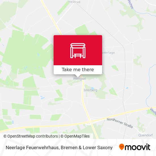 Neerlage Feuerwehrhaus map